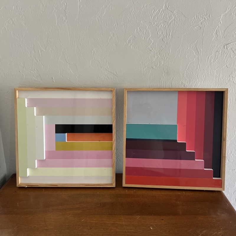 WEST ELM x MARGO SELBY Lacquer Tiles Square Wall Art - 50 cm