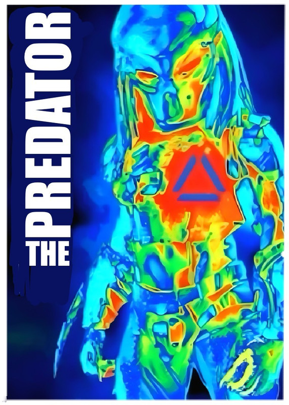 THE PREDATOR * Fun Novelty * MOVIE * Art Card * ATC ACEO