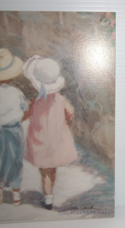 Vintage Rare Signed Print by Ivan Anderson "Secrets" gallery
