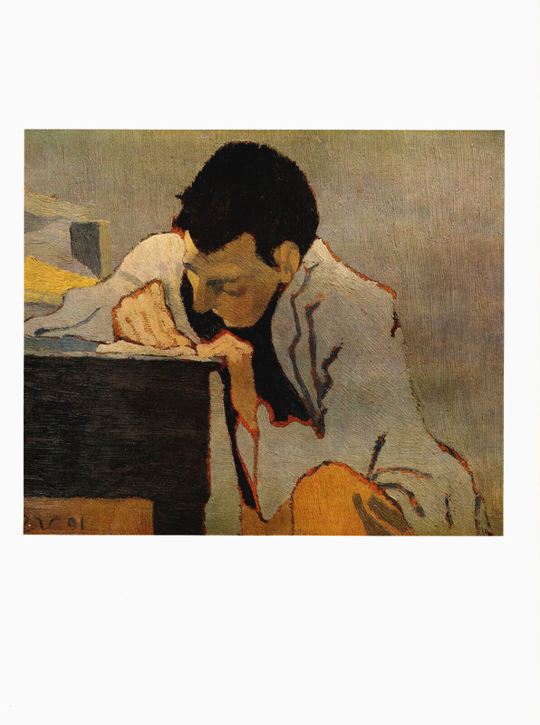 1968 Vintage Print Plate Edouard Vuillard Painting Portrait Lugne Poe Symbolism