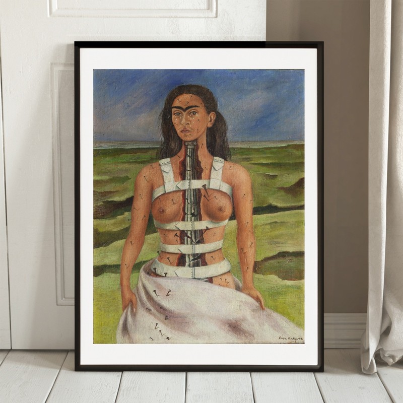 Art print Frida Kahlo The Shattered Column giclee poster wall Art picture gallery