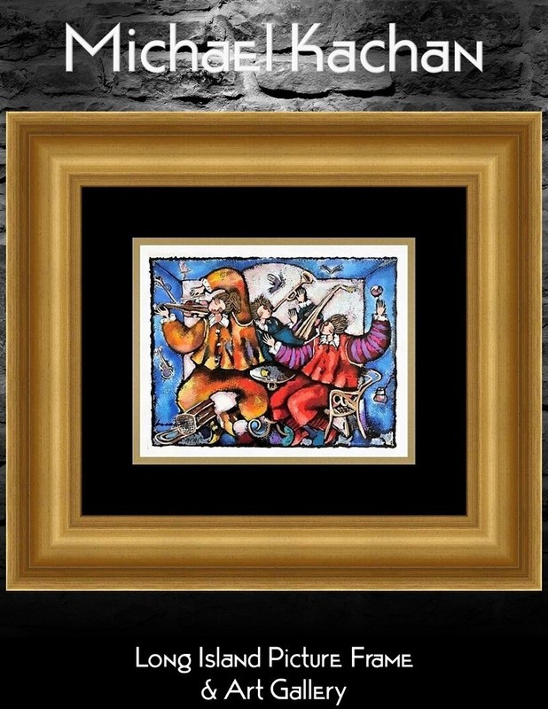 Michael Kachan signed L/ED Serigraph – Peaceful Custom Framed FREE SHIPPING