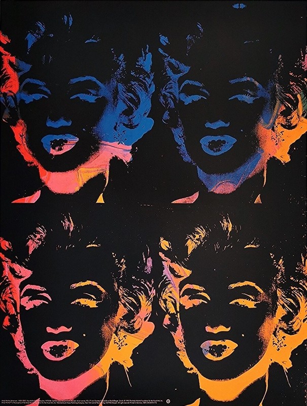 Andy Warhol – Four Multicoloured Marylins – te Neues Edition – Licensed