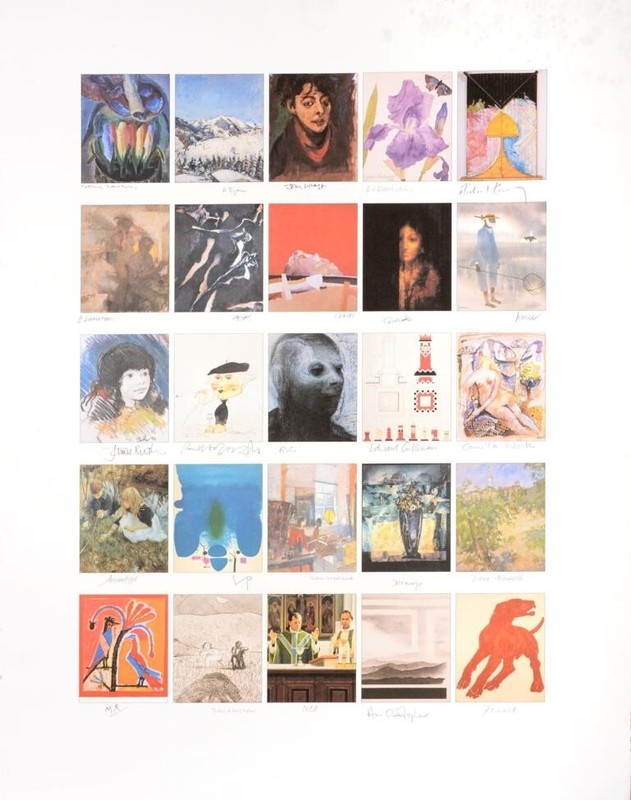 Paul Hogarth RA - Cafe Des Artistes - Artist Signed Limited Edition gallery
