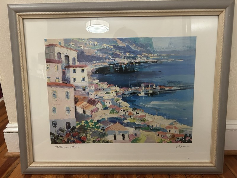 Mediterranean Harbor Print By La Foret