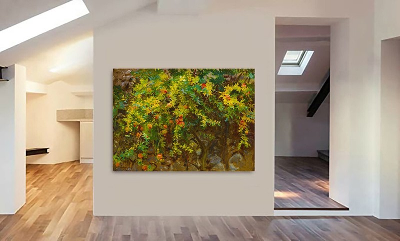 Pomegranates - Majorca by John Singer Sargent - Canvas Rolled Wall Art gallery