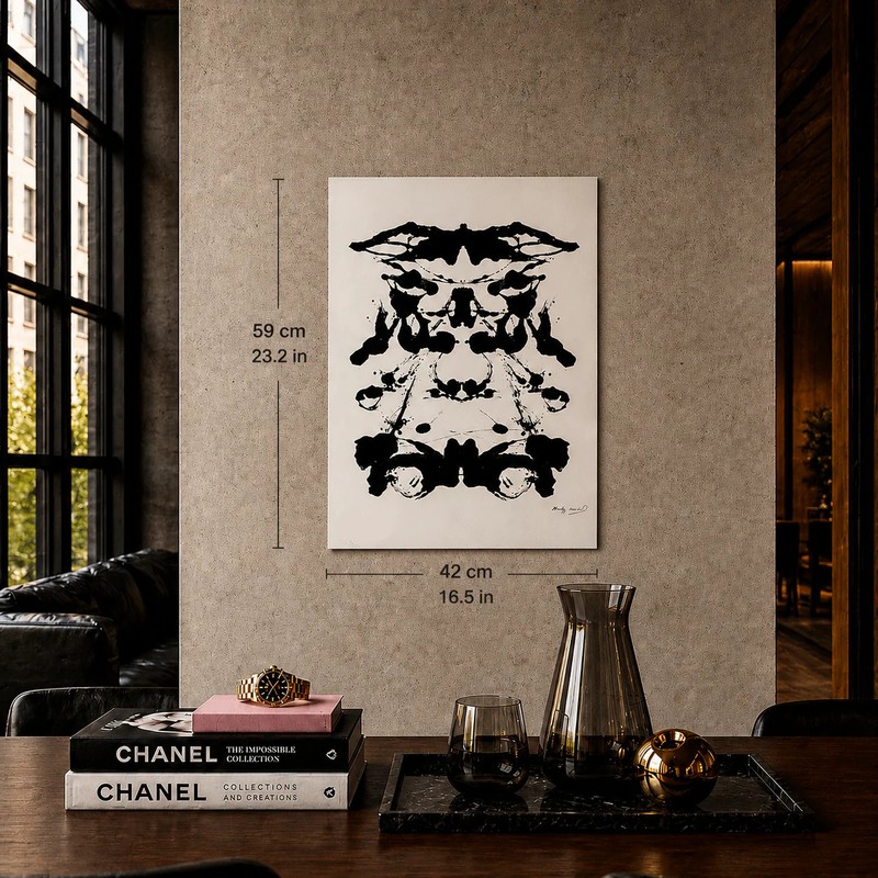 Andy Warhol Rorschach Lithograph on Arches 300gsm 16.5x23in (42x59 cm) gallery
