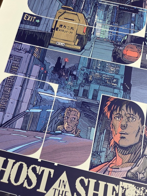 Ghost in the Shell SCREENPRINT by Krzysztof Domaradzki Ltd Edition x/125 Reg gallery