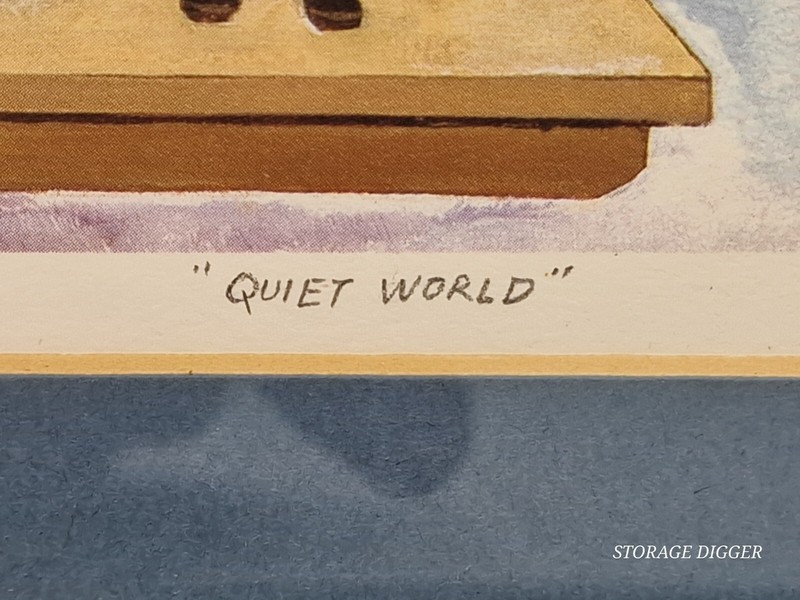 VTG Constantine Kermes 86 Amish Family Print Quiet World 63/200 Framed 14.5x11" gallery