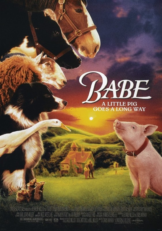 Babe Poster Movie Print Film Picture Wall Art A1-A4