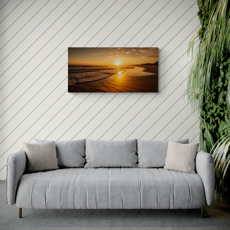Sea Beach Sunset Landscape Posters Prints Canvas Painting Canvas Wall Art Decor gallery