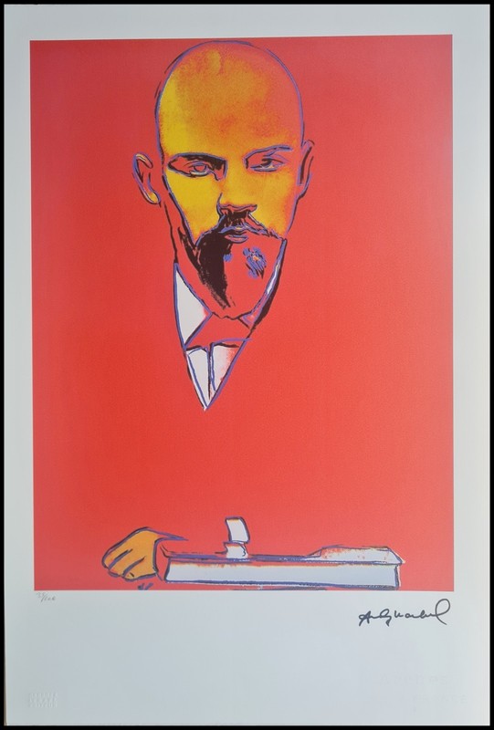 Andy Warhol * Lenin * 57 Cm X 38 Cm * Signed Lithograph * Limited # 35/100
