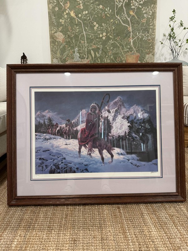 Blue Thunder – Limited Edition Signed and Numbered Print and Plate by Chuck Ren