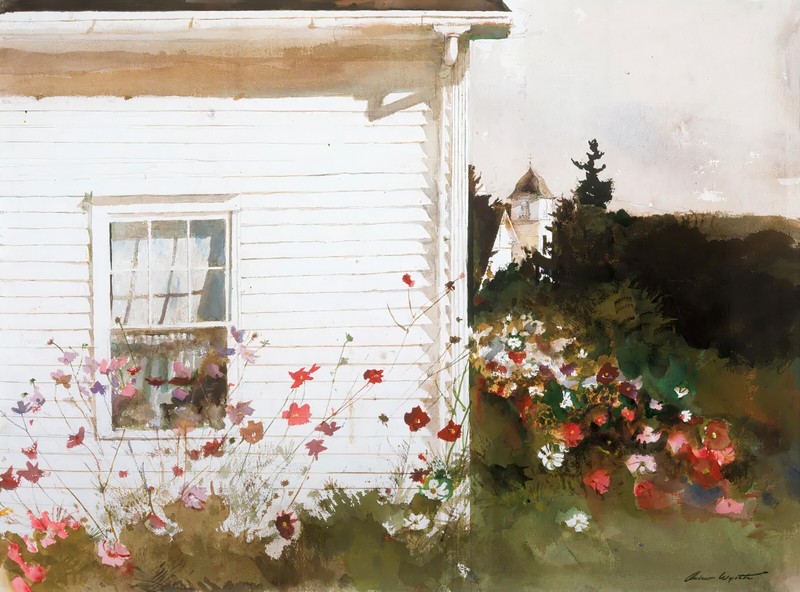 Andrew Wyeth: Around the Corner 22×30 Archival Quality Fine Art Print