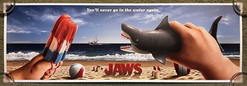 Jaws Shark Orca The Beach Horror Art Print Movie Poster Mondo BNG Ben Harman