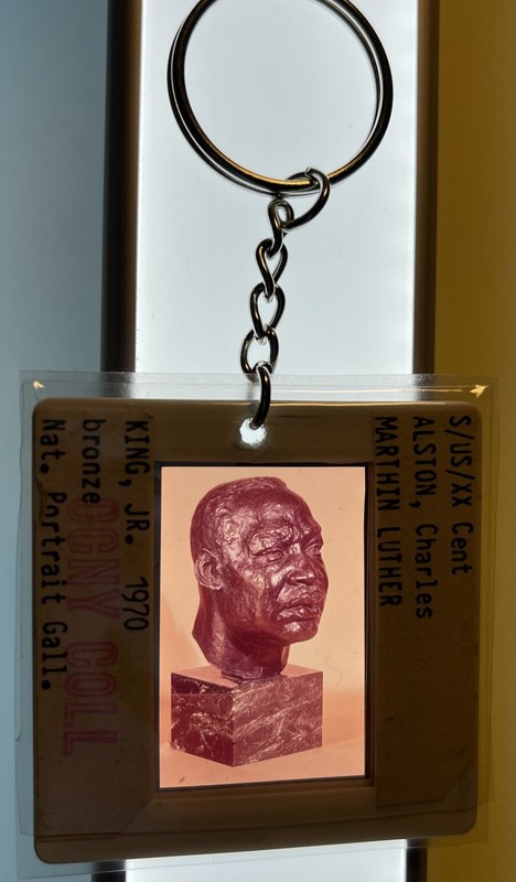 Charles Alston -Martin Luther King Jr Harlem Renaissance Art 35mm Slide Keychain