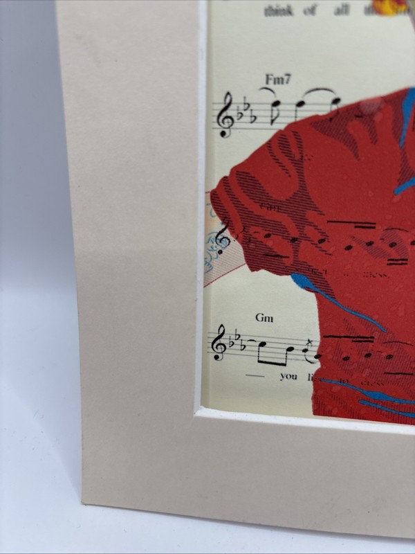 Amy Winehouse “Valerie” Sheet Music Matted Print gallery