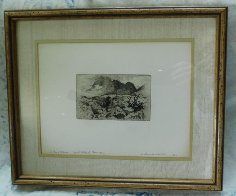 THOMAS MORAN (English/American, 1837 – 1926) FINE ORIGINAL ETCHING