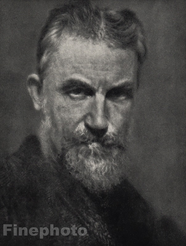 1904/66 Vintage GEORGE BERNARD SHAW Theatre By ALVIN LANGDON COBURN Photo Art