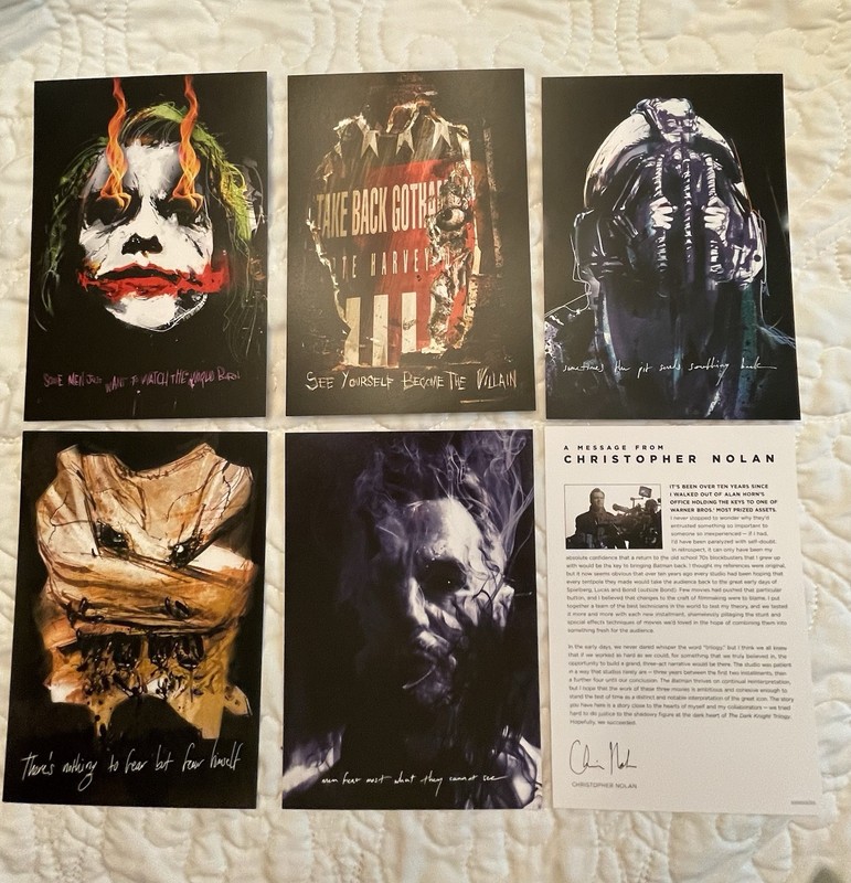 The Dark Knight Trilogy Art Prints ~ Batman Begins to Rises & Nolan Message