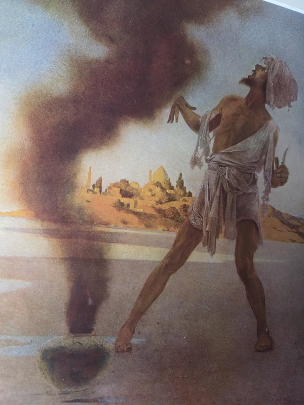 1908 Maxfield Parrish "The...Fisherman and the Genie" from "Four Best Paintings" gallery