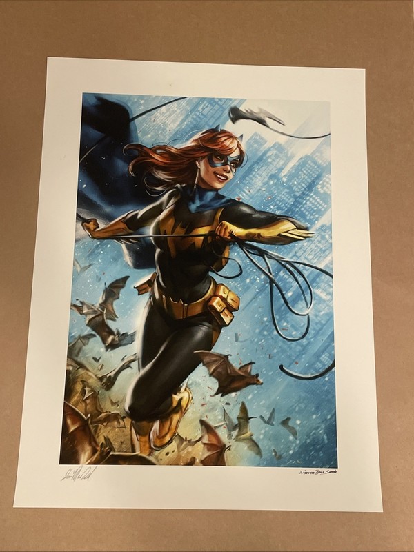 Batman – Batgirl: The Last Joke Fine Art Print by Ian MacDonald – See Pics
