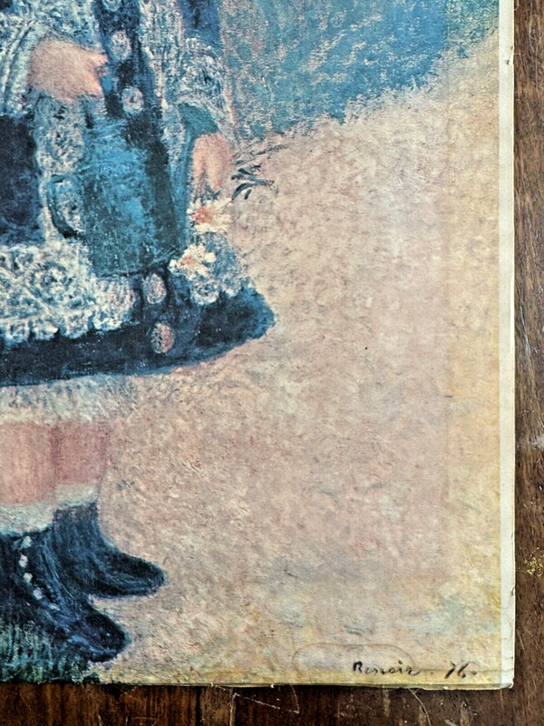 "A Girl with a Watering Can" Pierre-Auguste Renoir Impressionist Vintage Reprint gallery