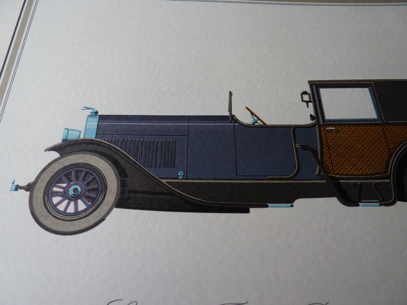 Lincoln French Brougham 1927 Hans A Muth rare vintage lithographie schuler 1969 gallery