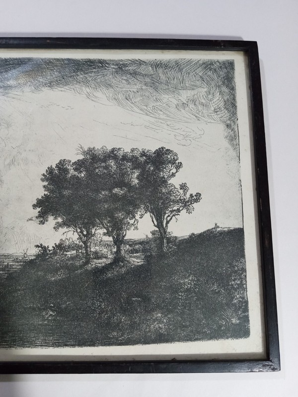 Rembrandt The Three Trees 9x12 Inch Wall Art Print Bangladesh Saju Art Gallery gallery