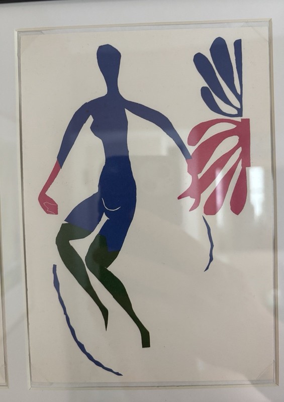 Matisse Prints Framed Matted Signed in Plate gallery