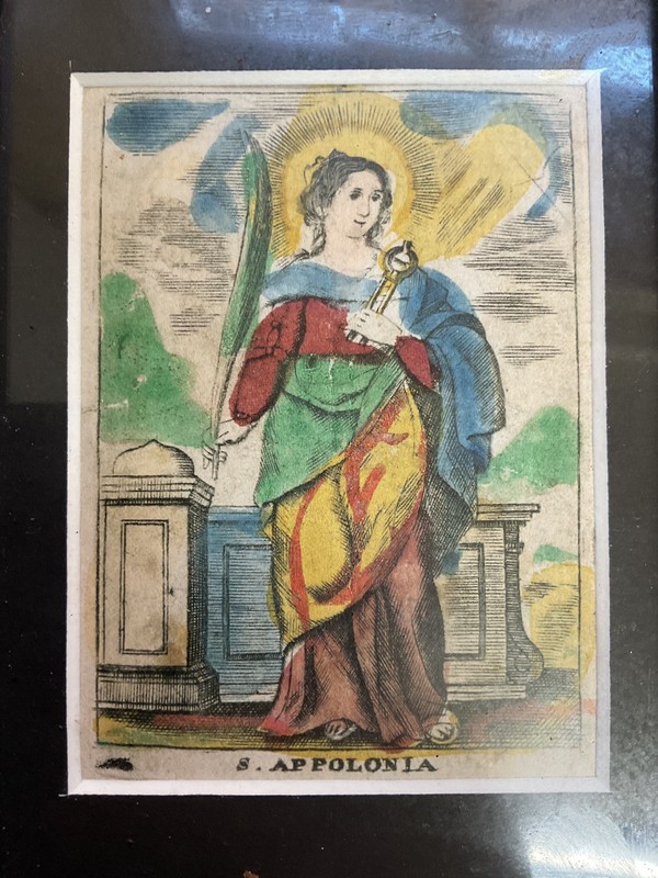 Art Print , ,FRAMED Antique, Dentistry Dentist , ST APPOLONIA gallery