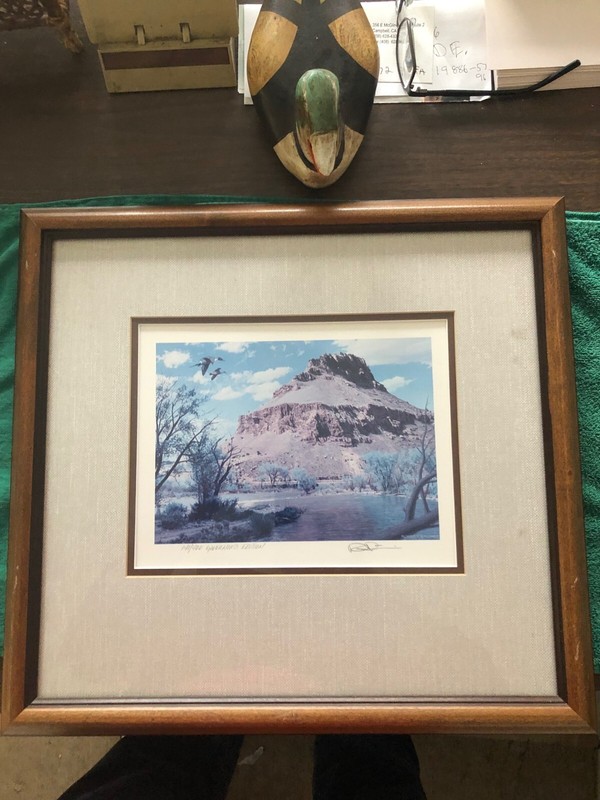 Robert Steiner Arizona Print, Framed and signed by Steiner, Governor’s Edition