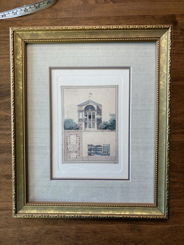 D'Architecture a Paris Ecole Royale 1822 Framed Print gallery