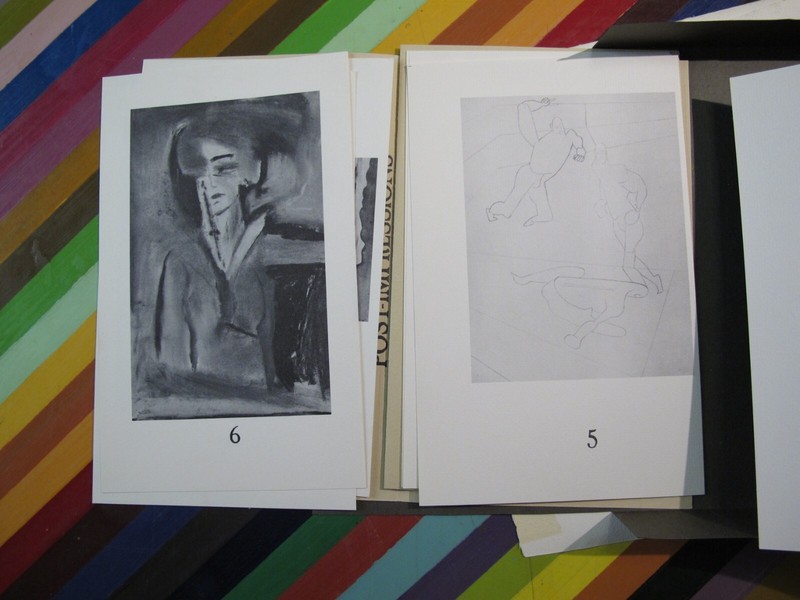 vtg 1960s EE Cummings Sketches and Watercolors Catalogue Gotham Book Mart gallery