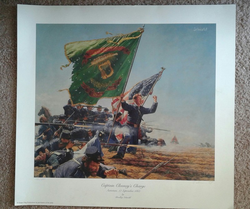 Captain Clooney’s Charge (Irish Brigade at Antietam) by Bradley Schmehl