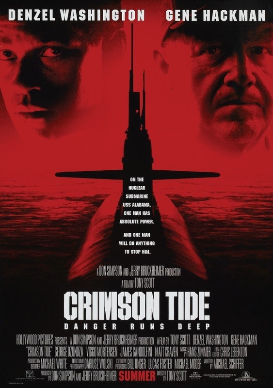 Crimson Tide Poster Movie Print Film Picture Wall Art A1-A4