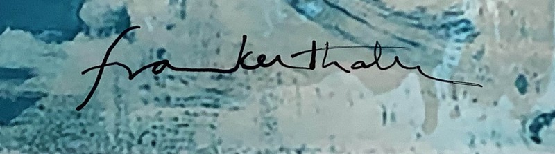 FRAME READY - Hand signed Helen Frankenthaler Lithograph - Matted - 20x16 Inch gallery