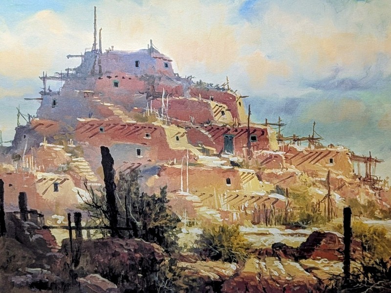 James Coleman; Long Shadows; 1988, 23"x 28" Lithograph Signed Auto - New Mexico gallery
