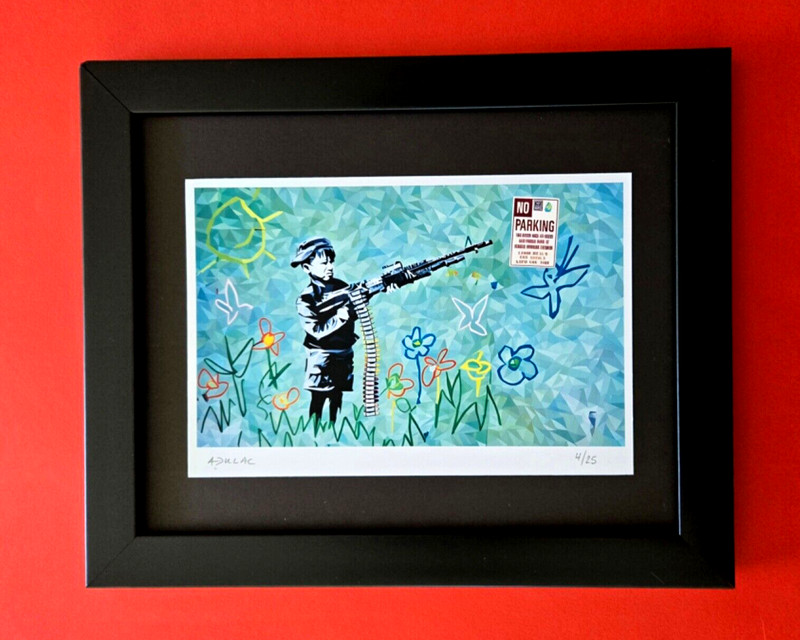 💎ALEXANDER DULAC | NO PARKING ON BANKSY Hand Signed Authentic Print Ed 25 COA