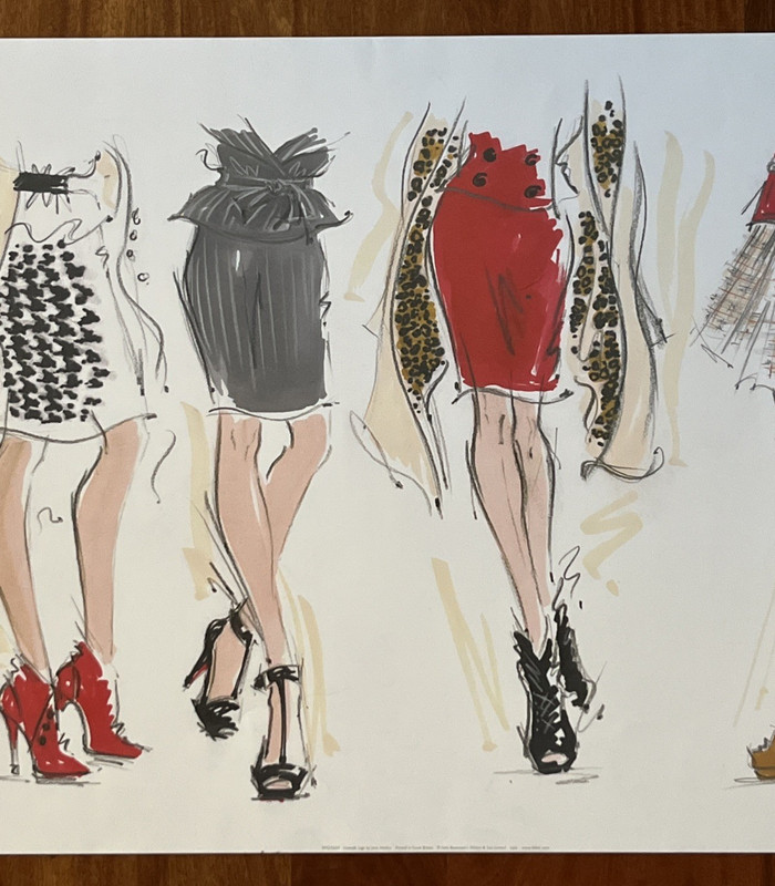 Jane Hartley Catwalk Legs Art Print 24" x 16" gallery