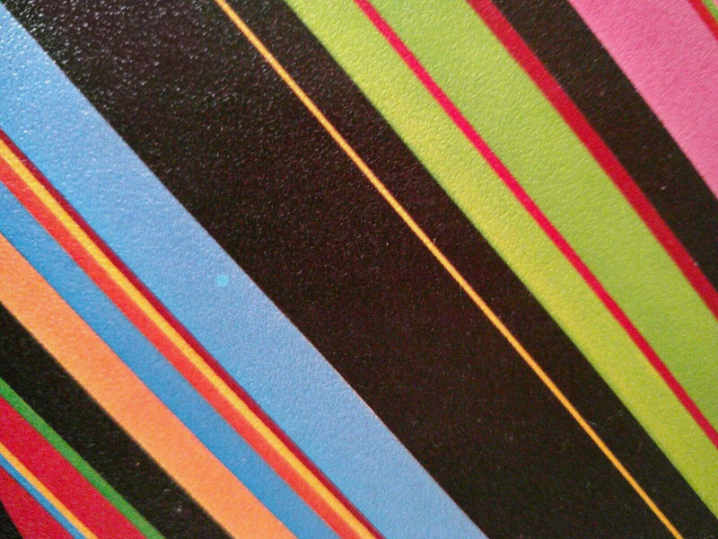 KIT SCHWARTZ (AMERICAN, 20TH C) VINT OP-ART, GEO-ABSTRACT COLOR LITHOGRAPH PRINT gallery