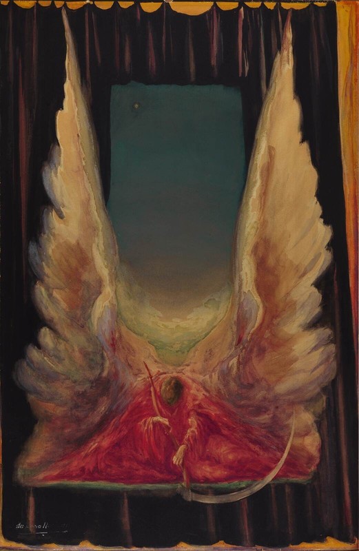 Norman Da Loria : God’s Idea : Symbolist Spiritual Art Print