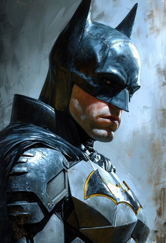 «Batman 17″ 13″ x 19» Fine Art Print Limited to Only 20 Hand-Numbered Copies