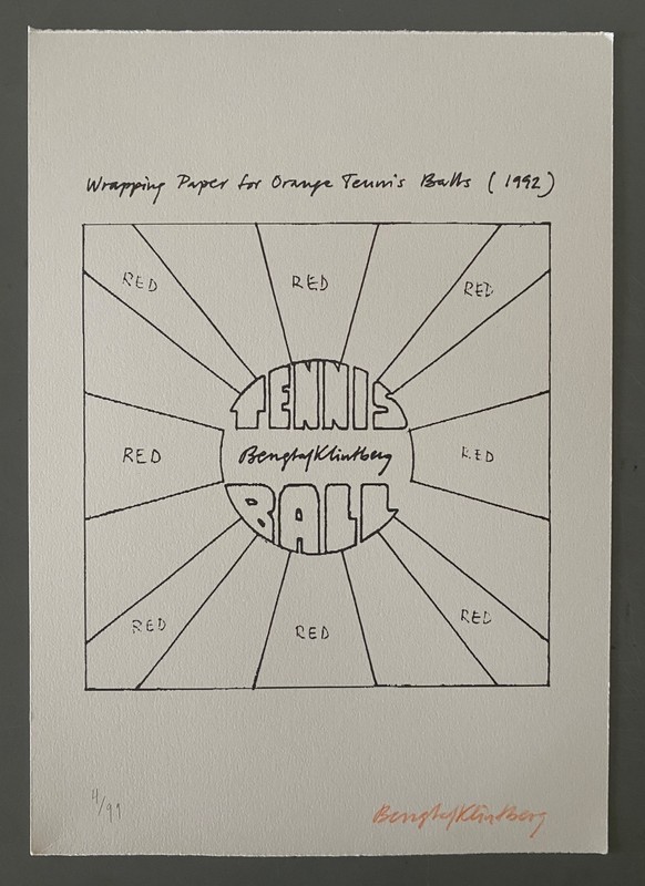 BENGT AF KLINTBERG s/n FLUXFAX portfolio 1994 - fluxus Nam June Paik Maciunas