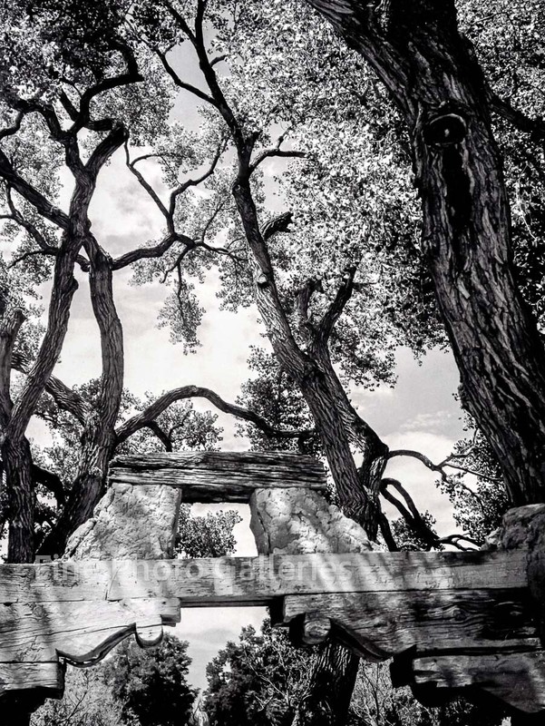 1972 Vintage ANSEL ADAMS Rock Gate New Mexico Landscape Duotone Photo Art 16×20
