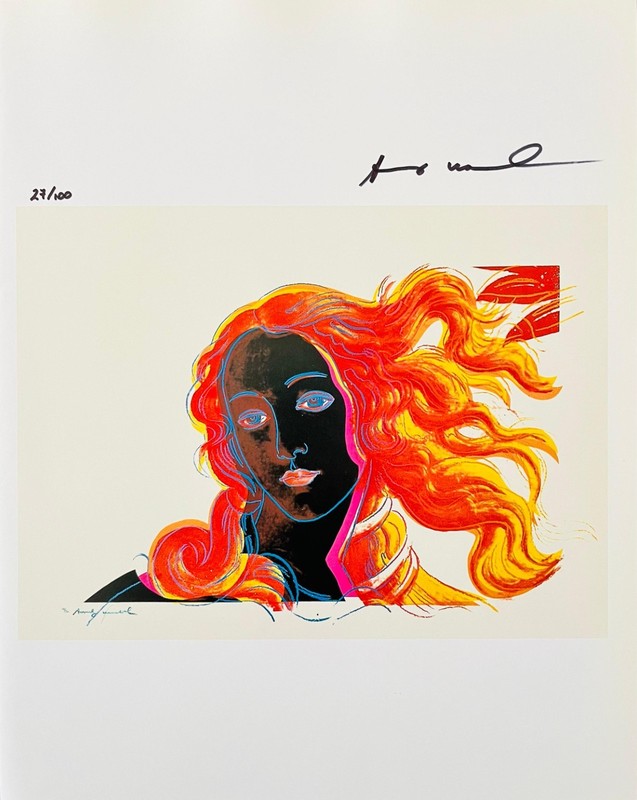 Andy Warhol Hand-Signed Original Print With COA & +$3,500 USD Appraisal Included gallery