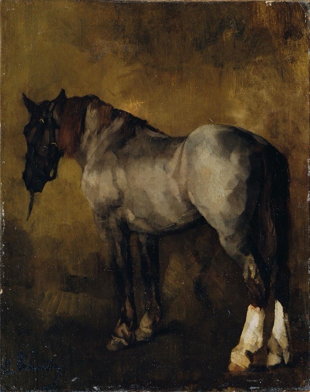 1800s Antique Horse Equestrian Painting Reproduction Giclee Print Fine Art Paper