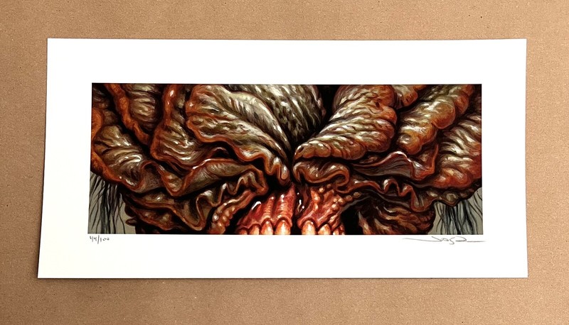 Jason Edmiston EWAF Demogorgan 11×5 #44/100 Eyes Without A Face Stranger Things
