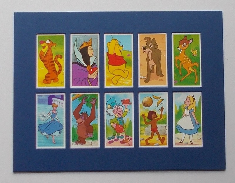 BABYS NURSERY CARDS MOUNTED PINK OR BLUE