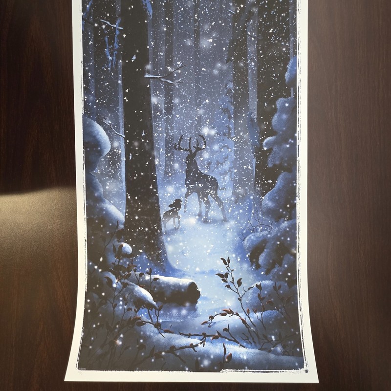 Ben Harman Bambi Night Variant Numbered /75 BNG Art Print gallery